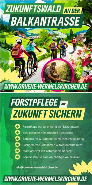 Grafik Forstpflege an der Balkantrasse