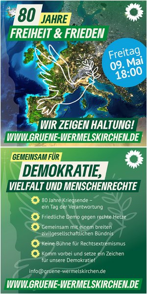 Grafik Europ mit Friedenstaube